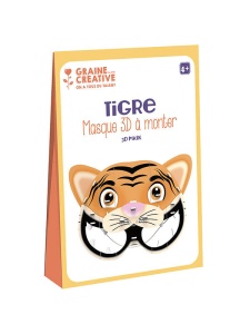 Masca 3D Tigru Graine Creative, cod 231949