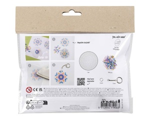 Mini kit cu margele termoadezive pentru brelocuri, Creativ Company, cod 977730