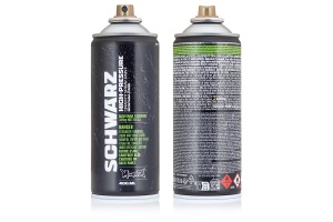 Montana Recycled SCHWARZ 400ml – Spray Graffiti cu Presiune Ridicata