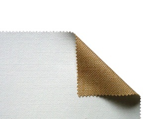 Panza preparata pentru pictura, 100% iuta, textura grosiera, latime 2,10 m, 584 gmp, Leonardesca, 565
