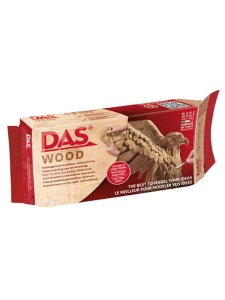 Pasta de modelaj DAS Wood, culoare lemn deschis, uscare la aer