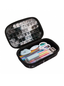 Penar cu fermoar ZIP & POP Storage Box - black marble Zipit ZP-373188