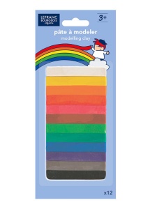 Plastilina colorata set de 12 piese Lefranc & Bourgeois 301264