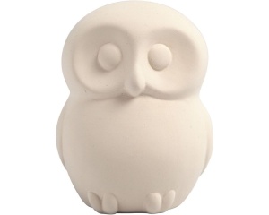Pusculita din ceramica alba, model bufnita, 10 cm 50511 Creativ Company