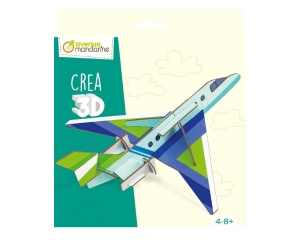 Puzzle 3D model Avion My Mandarine, cod PU033C