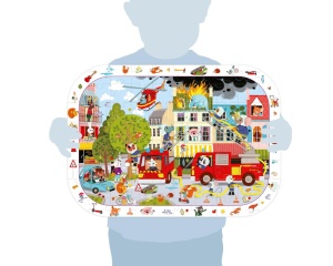 Puzzle educativ, model Pompieri, My Mandarine, cod PU022C