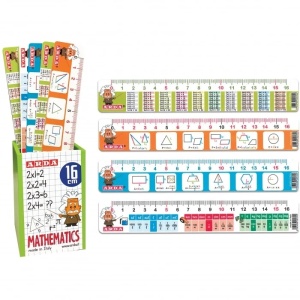 Rigla Plastic 16cm Mathematichs 28917MBAR Arda