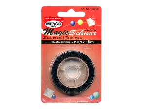 Rola Fir Elastic Negru 0,9mmx8mm Meyco 65258