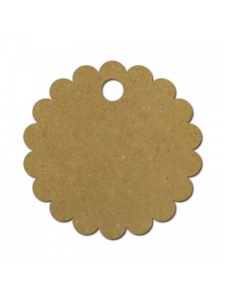 Set 10 etichete de carton - floare Meyco 34810
