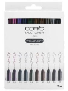 Set 10 Multilinere Color Copic 22075620