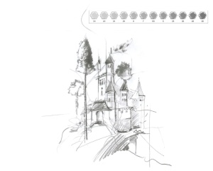 Set 12 creioane Castell 9000 (Design Set)