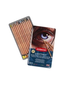 Set 12 creioane colorate Derwent Lightfast 2302719