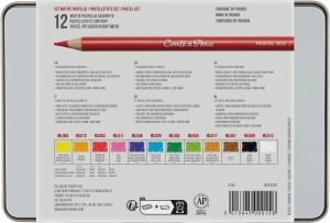 Set 12 Creioane Pastel Cutie Metal Conte 2181 - Img 2