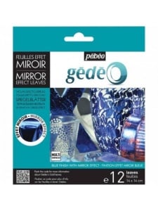 Set 12 foite colorate cu efect de oglinda Gedeo