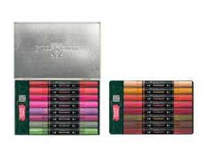 Set 16 markere acrilice Multimark cutie metalica Home Faber-Castell FC186017