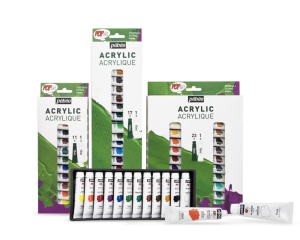 Set 17x10ml Culori Acrilice Pop Art + 15ml White 669710 Pebeo