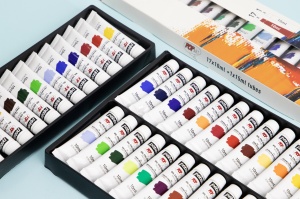 Set 23x10ml Culori Ulei Pop Art + 15ml White 669620 Pebeo