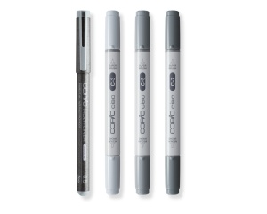 Set 3+1 Copic Ciao Colectia Shade Gri Inchis cu Ton Rece 22075422