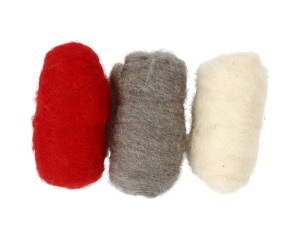 Set 3 nuante de lana, 3 x 10 g, 45337, Creativ Company