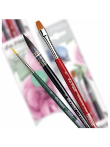 Set 3 pensule pentru acuarela Botanical da Vinci 4216