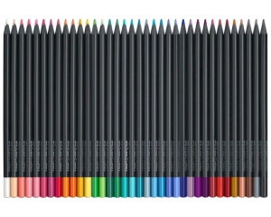 Set 36 creioane colorate Black Edition Faber Castell 116436
