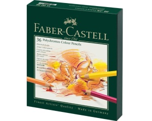 Set 36 creioane colorate Polychromos Faber Castell 110038