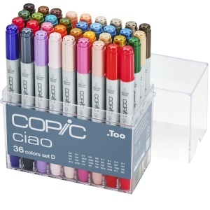 Set 36 markere cu cerneala pe baza de alcool, Copic Ciao Set D, 22075364 - Img 2