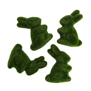 Set 4 Iepuri Verzi 7cm Paste DPWL-072 Dp Craft