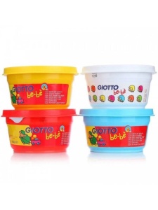 Set 4 plastiline x 100g Giotto Bebe 464901