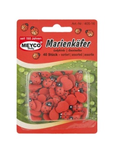 Set 40 gargarite din lemn Meyco 405-16