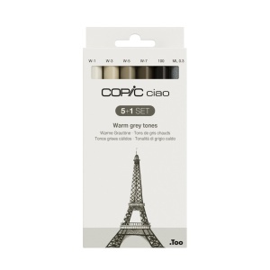 Set 5+1 Markere Copic Ciao Manga Warm Grey Tones 22075565