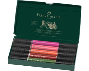 Set 5 Dual-Markere Flowers Pitt Artist Faber-Castell FC162007 - Img 3