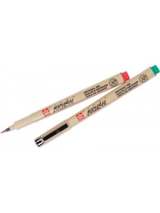 Set 6 carioci cu varf tip pensula Sakura POXSDKBR6