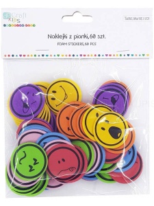 Set 60 autocolante din spuma Emoticons Dp Craft kspi-316