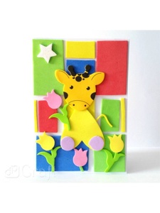 Set 92 figurine autoadezive Lalele si Fluturasi cu glitter Dp Craft KSPI-214
