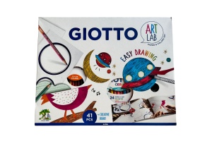 Set creativ de desen Easy Drawing Art Lab Giotto 581400 cu 41 piese