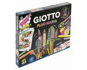 Set creativ Giotto Art Lab Fluo Mania 582500