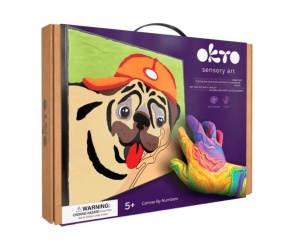 Set de Colorat cu Lut 29x29 Pug-Dog Okto OK20029