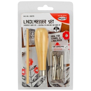 Set Maner + 4 Daltite Linogravura Meyco 65079