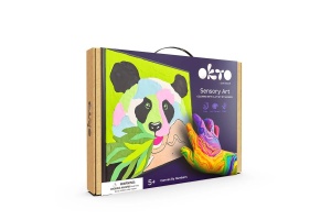 Set pictura 3D cu argila usoara 29x29 cm Model PANDA Okto 20000