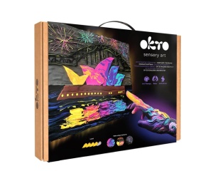 Set Pictura 3D cu Argila Usoara 30x40cm Model Opera House Sydney Okto OK10039