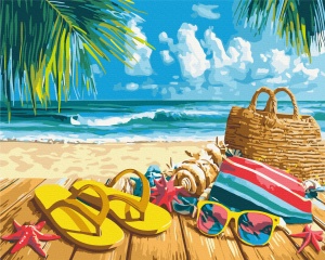 Set Pictura pe Numere Vacanta pe Litoral BS54242