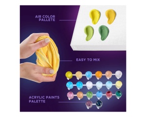 Set Pictura si Modelare 3D cu Argila Usoara 30x40 cm Lemon Weekend Okto 30008 - Img 4