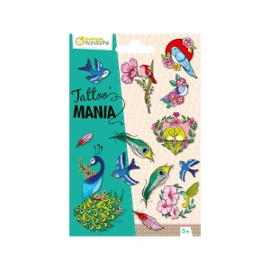 Set Tatuaje Temporare Birds Avenue Mandarine CC055C