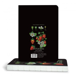 Sketchbook Botanical 100g 80 file 14,5x21cm Strawberry 900900285 Drasca