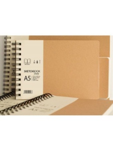 Sketchbook cu spira Daily Kraft Drasca