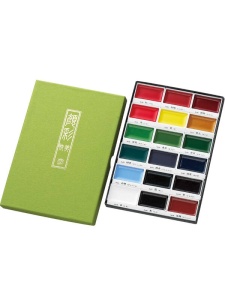 Acuarele japoneze set 18 Gansai Tambi ZIG Kuretake MC20/18V