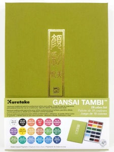 Acuarele japoneze set 18 Gansai Tambi ZIG Kuretake MC20/18V