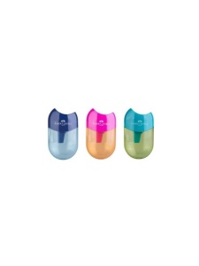 Ascutitoare plastic simpla apple pastel Faber Castell 183515