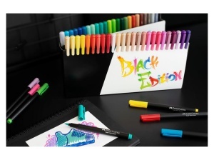 Brush Pens Black Edition Set 50 Culori Faber-Castel FC116454 - Img 2